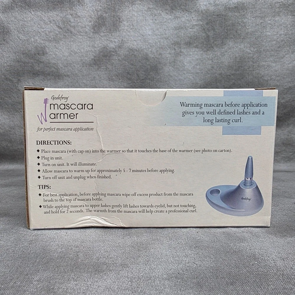 Godefroy Mascara Warmer - Fits all Brands - Perfect Mascara Applications - NEW